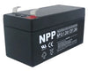 NPP Power 12V 1.2Ah Sealed Lead Acid Battery T1 Terminal