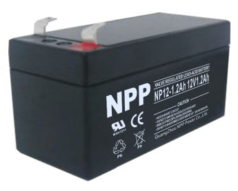 NPP Power 12V 1.2Ah Sealed Lead Acid Battery T1 Terminal