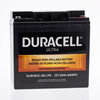 Duracell Ultra 12V 20AH High Rate AGM Sealed Lead Acid (SLA) Battery with M5 Insert Terminals