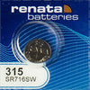 Renata 315 1.55V Silver Oxide Watch Battery