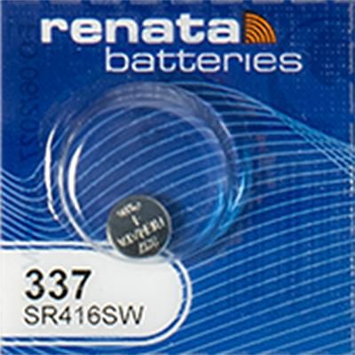 SMC337 Renata 337 1.55V Silver Oxide Watch Battery