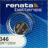 Renata 346 1.55V Silver Oxide Watch Battery