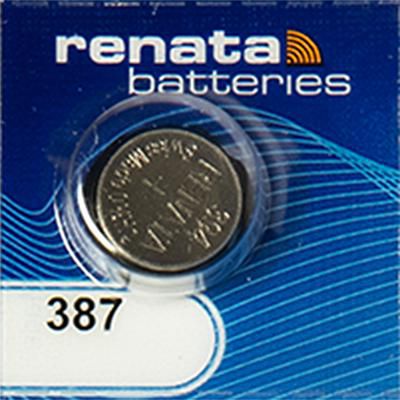Renata 387 1.55V Silver Oxide Watch Battery