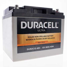 Duracell Ultra 12V 40Ah Deep Cycle AGM SLA Battery M6 Power