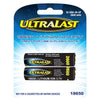 UltraLast 3.7V 18650 Rechargeable Battery - 2 Pack