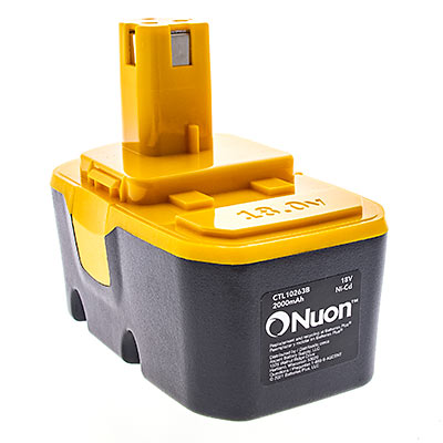 Nuon 18V 2.0Ah NiCad Battery for Ryobi Cordless Power Tools