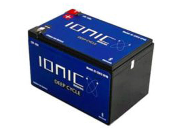 Ionic Lithium 12V 12Ah LiFePO4 Deep Cycle Battery + Bluetooth