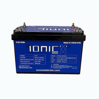 Ionic Lithium 12V 150Ah Dual Purpose Starter Battery 1600 CA LiFePO4 Deep Cycle