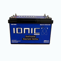 Ionic Lithium 12V 150Ah Dual Purpose Starter Battery 1600 CA LiFePO4 Deep Cycle
