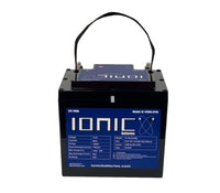 Ionic Lithium 12V 60Ah LiFePO4 Deep Cycle Trolling Motor Battery + Bluetooth