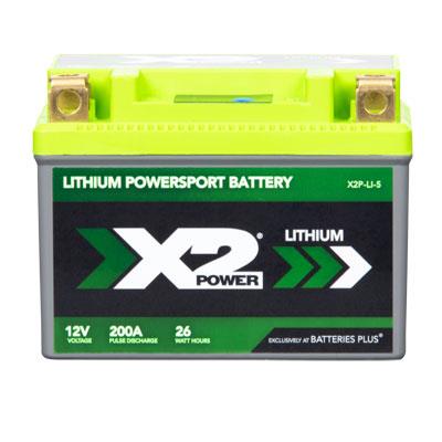 CYL10087 X2Power 200A Pulse Cranking X2P5 Lithium Powersport Battery