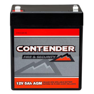 Contender 12V 5Ah AGM Fire and Security Battery