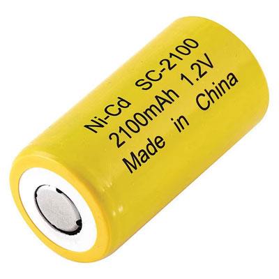 Dantona 1.2V 2100mAh NiCD Industrial Rechargeable Cell