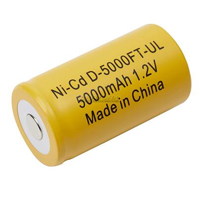 Dantona 1.2V 5000mAh D NiCD Industrial Rechargeable Cell