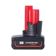 Powerful 12V 5.0Ah Lithium-Ion Battery for MILWAUKEE M12 Tools, Replaces 48-11-2450