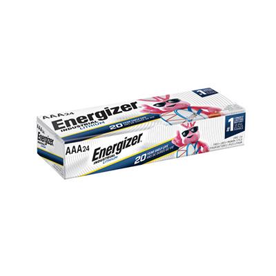 Energizer Industrial Lithium 1.5V AAA, LR03 Battery - 24 Pack