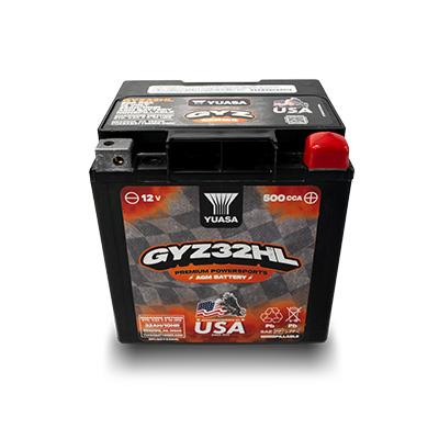 CYL10100 Yuasa GYZ32HL 12V 32Ah 500CCA AGM Powersport Battery
