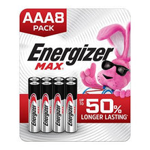 Energizer Max AAA Alkaline Batteries 8-Pack: Long-Lasting, Leak-Protected, Plastic-Free Power