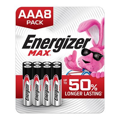 EVRE92PFP-8 Energizer Max AAA Batteries ��� 8 Pack