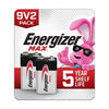 Energizer Max 9V Batteries – 2 Pack
