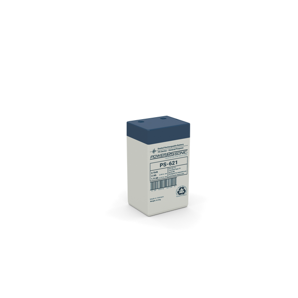Power-Sonic PS-621 6V 2.1Ah Sealed Lead Acid F1 Terminal Battery
