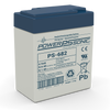 Power Sonic PS-682 6V 8.2Ah Sealed Lead Acid Battery