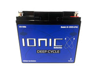 Ionic Lithium 12V 20Ah LiFePO4 Deep Cycle Battery + Bluetooth
