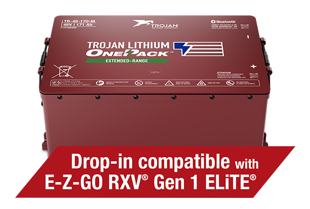 Trojan OnePack Extended Range XR 48V 171Ah Lithium Golf Cart Battery