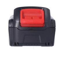 Back view of 20V 5.0Ah lithium‑ion battery replacement for DEWALT 20V MAX DCB205 with specifications and safety details