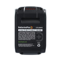 back view of 20V 5.0Ah lithium‑ion battery replacement for DEWALT 20V MAX DCB205 showing release button and casing