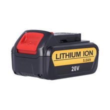 Side view of 20V 5.0Ah lithium‑ion battery replacement for DEWALT 20V MAX DCB205 highlighting compact design