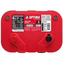 Optima Red Top 800CCA AGM Car Battery: Group 34/78 Dual Terminal Power