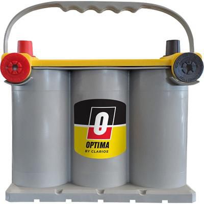 OPT8042-218 Optima Yellow Top Heavy Duty Battery | Dual Purpose AGM | 620CCA | Group Size 75/25
