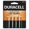 Duracell Coppertop 1.5V AA, LR6 Alkaline Battery - 4 Pack