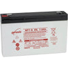 Genesis NP 6V 7AH AGM Sealed Lead Acid (SLA) Battery with F1 Terminals