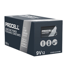 Duracell ProCell 9V Alkaline Batteries 12-Pack for Professional Devices