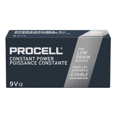DURPC1604 Duracell Constant 9V, 6LR61 Alkaline Battery - 12 Pack