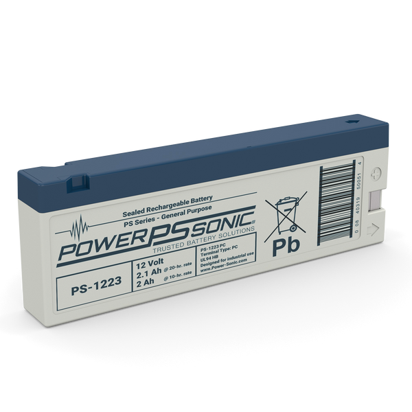Power Sonic PS-1223 12V 2.3Ah General Purpose Sealed Lead Battery