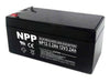 NPP Power 12V 3.2Ah AGM Lead Acid Battery Model NP12-3.2Ah
