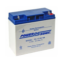 Power Sonic 12V 18Ah AGM Sealed Lead Acid Battery - NB Terminals