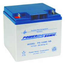 Power Sonic 12V 28Ah AGM SLA Battery with NB Terminals for Reliable Deep Cycle Power