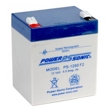 Power Sonic 12V 5AH AGM SLA Battery F2 Terminals Backup Power