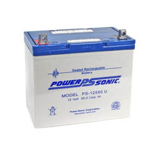 Power Sonic 12V 55AH AGM SLA Battery P Terminals Reliable Power Solution
