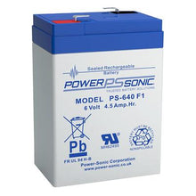 Reliable Power Sonic 6V 4.5AH AGM SLA Battery F1 Terminals Spill-Proof Emergency Lighting