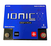 Ionic Lithium 12V 30Ah LiFePO4 Deep Cycle Battery + Bluetooth