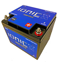 Ionic Lithium 12V 30Ah LiFePO4 Deep Cycle Battery + Bluetooth