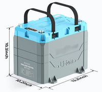 (Recertified) 24V 100Ah Heated & Bluetooth LiFePO4 Battery