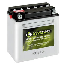 Xtreme 12A-A 12V 165CCA Flooded Powersport Battery for Motorcycles ATVs