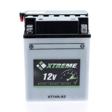 Xtreme High Performance 14A-A2 12V 190CCA Flooded Powersport Battery for ATVs Motorcycles
