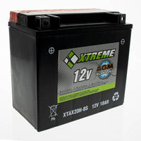 Xtreme 12V 310CCA AGM Powersport Battery for ATV, Motorcycle, Snowmobile